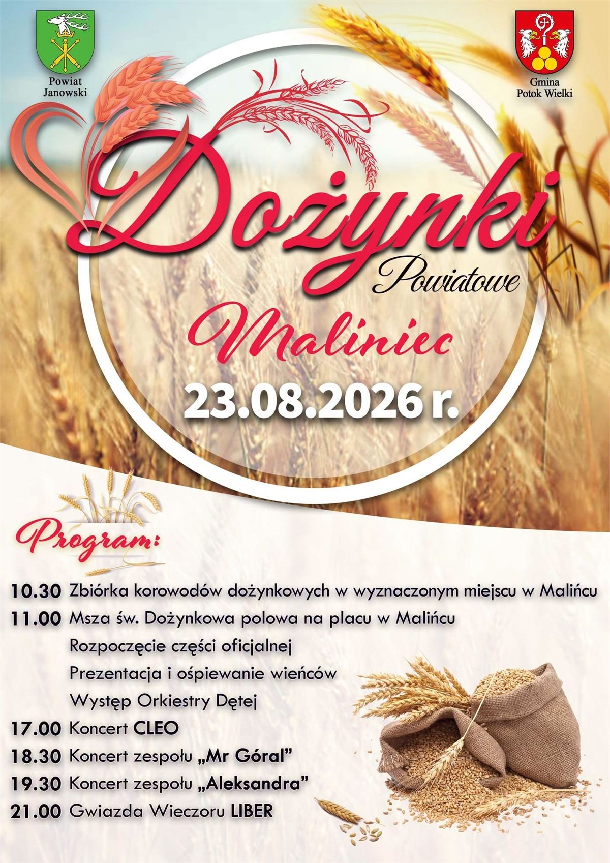 Dożynki Maliniec 2026