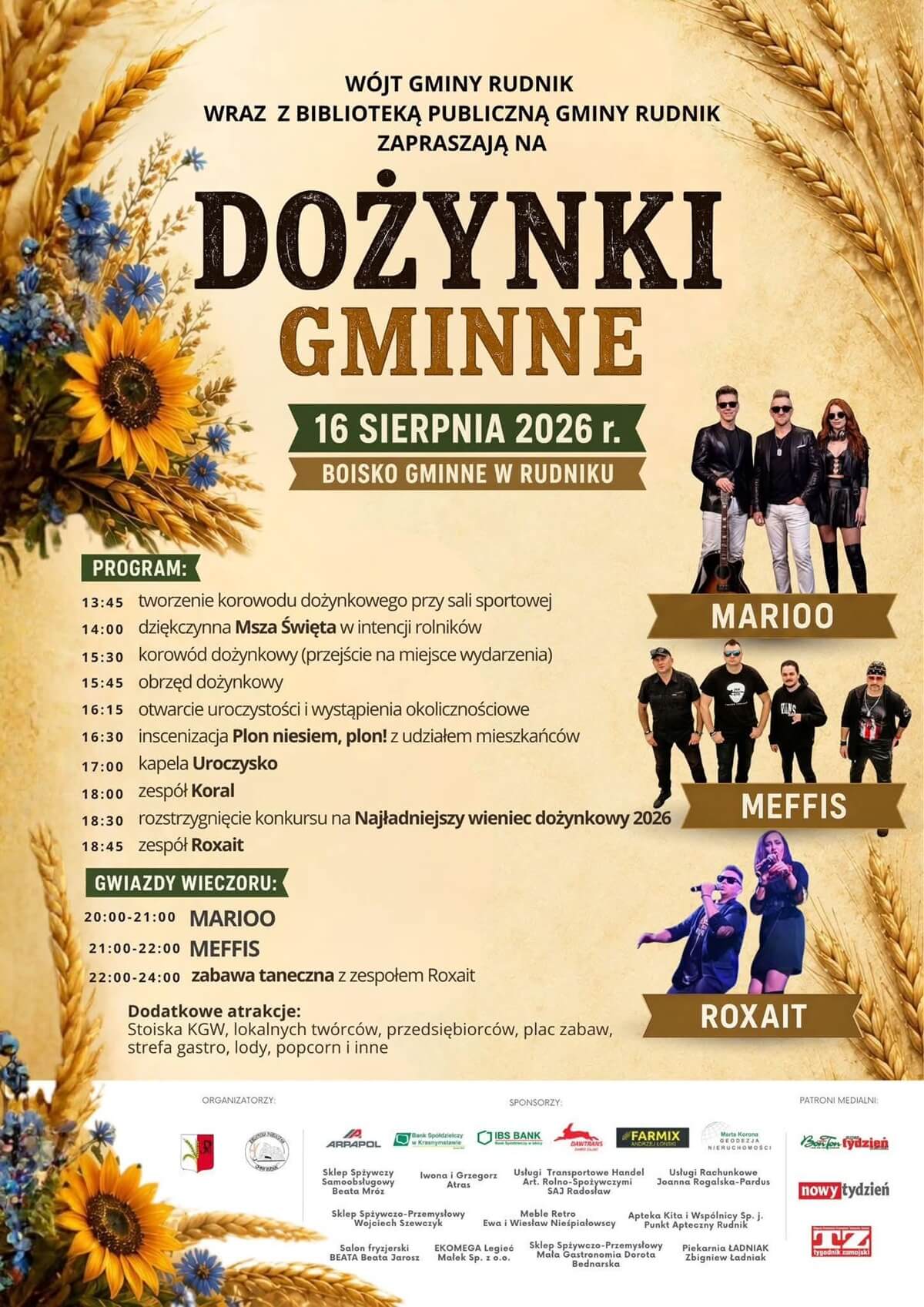 Dożynki w Rudniku 2026