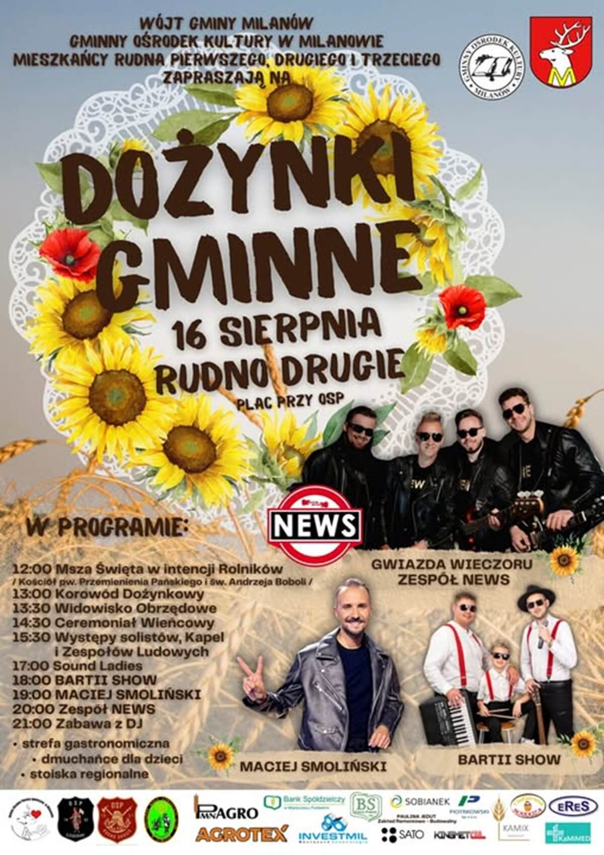 Dożynki w Rudnie Drugim 2026