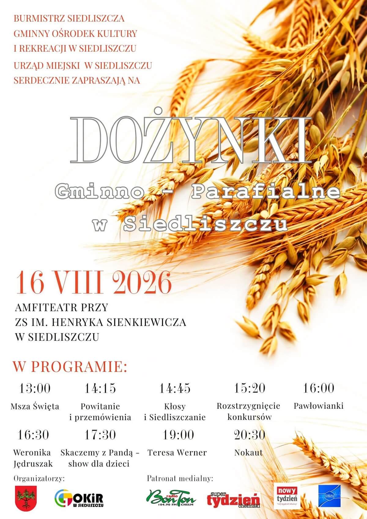 Dożynki w Siedliszczu 2026