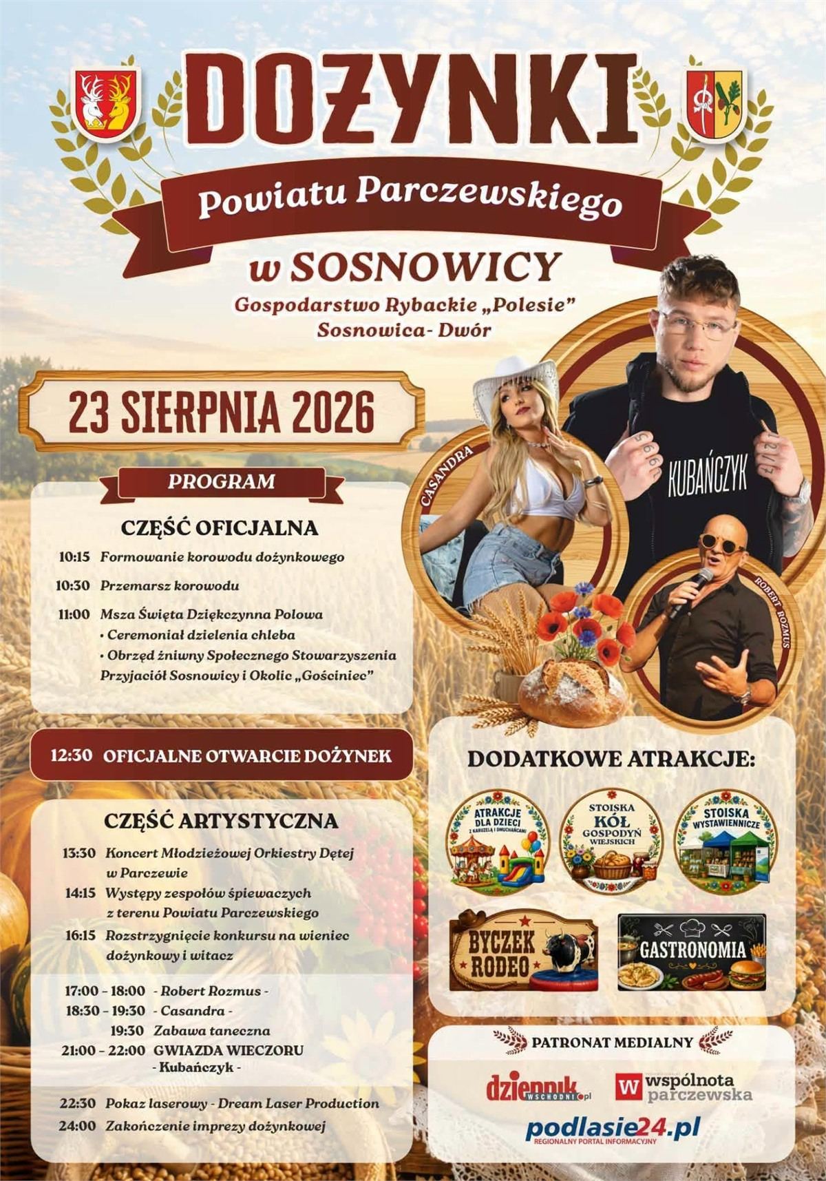 Dożynki Sosnowica 2026