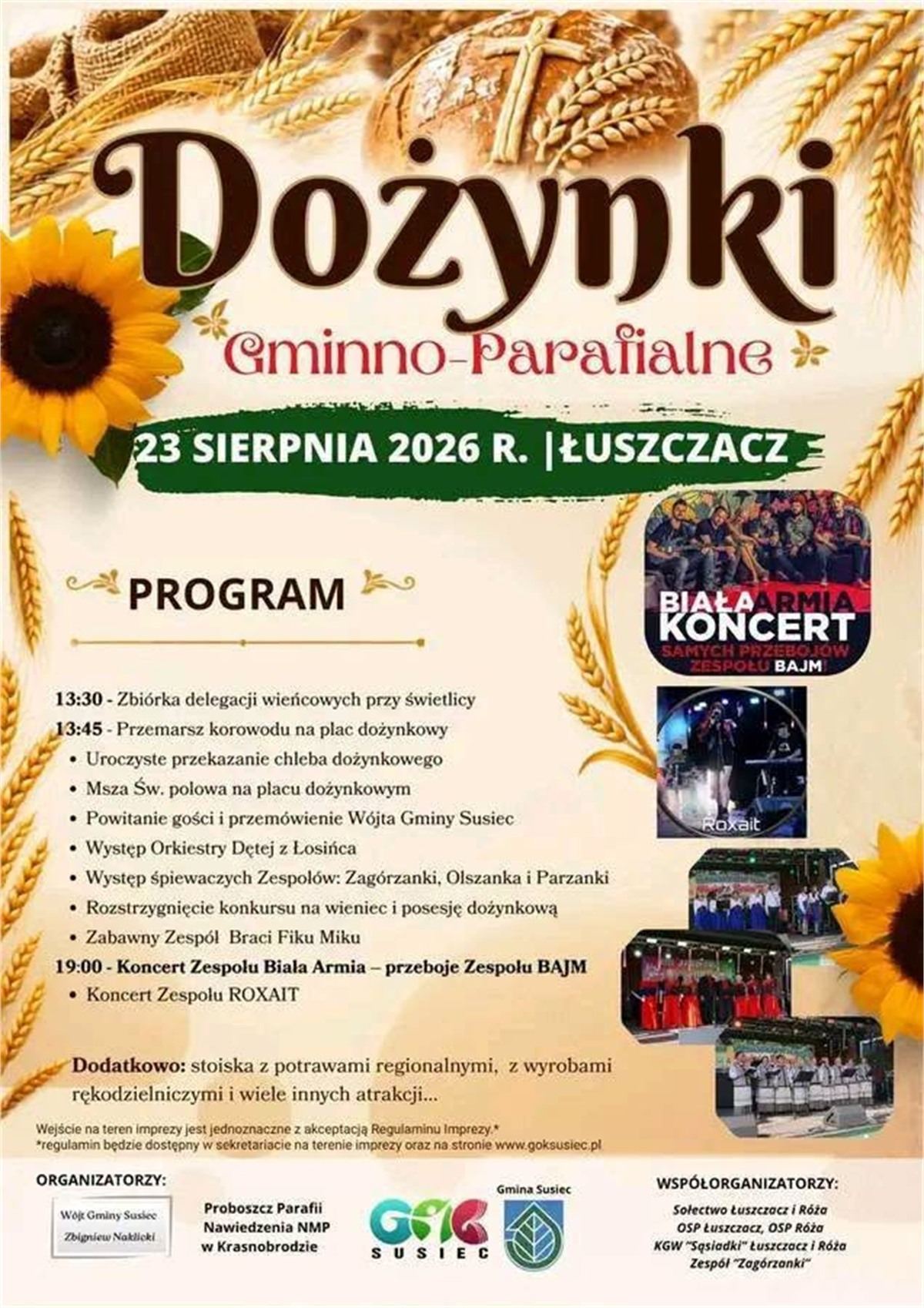 Dożynki Łuszczacz 2026
