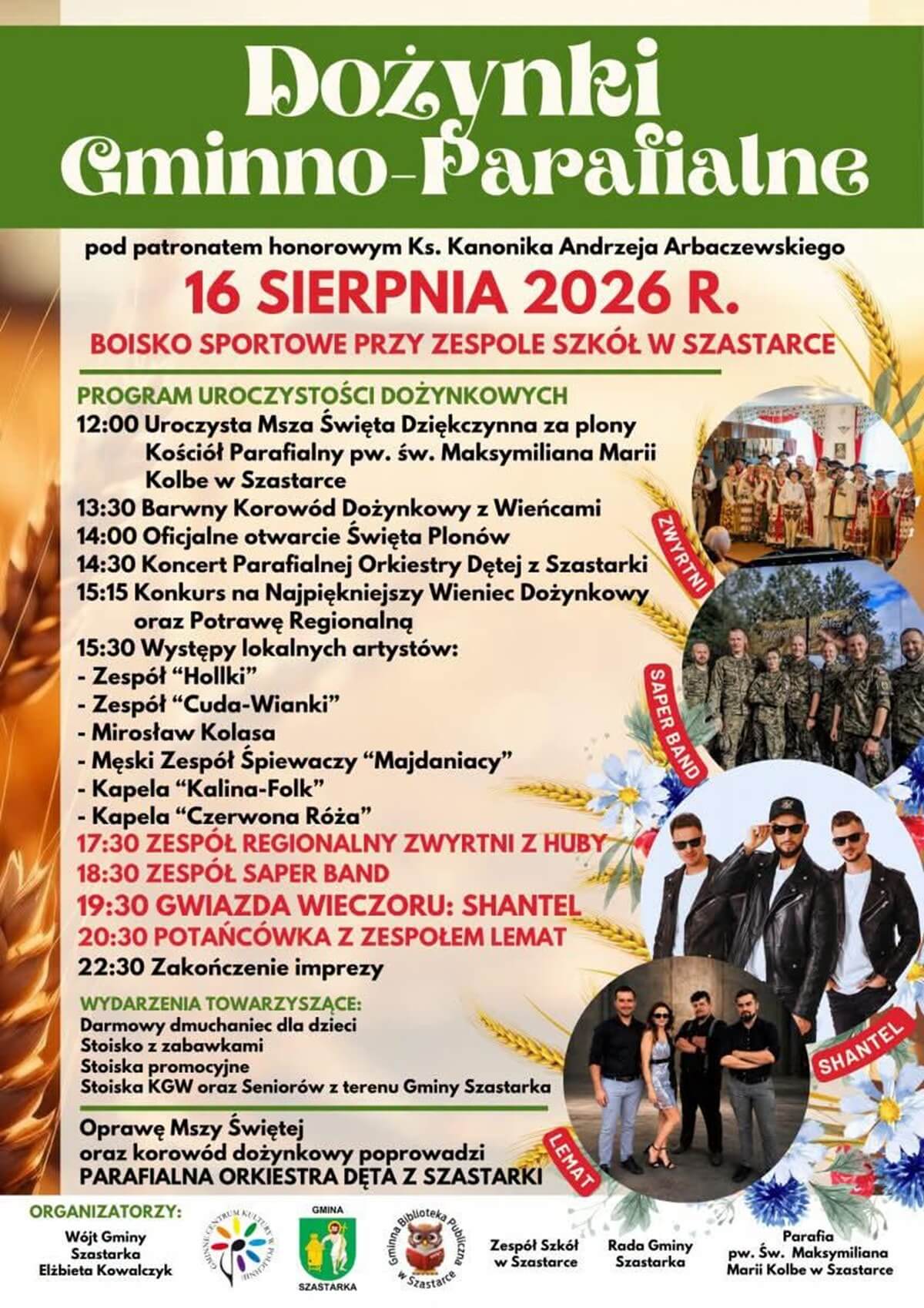 Dożynki w Szastarce 2026
