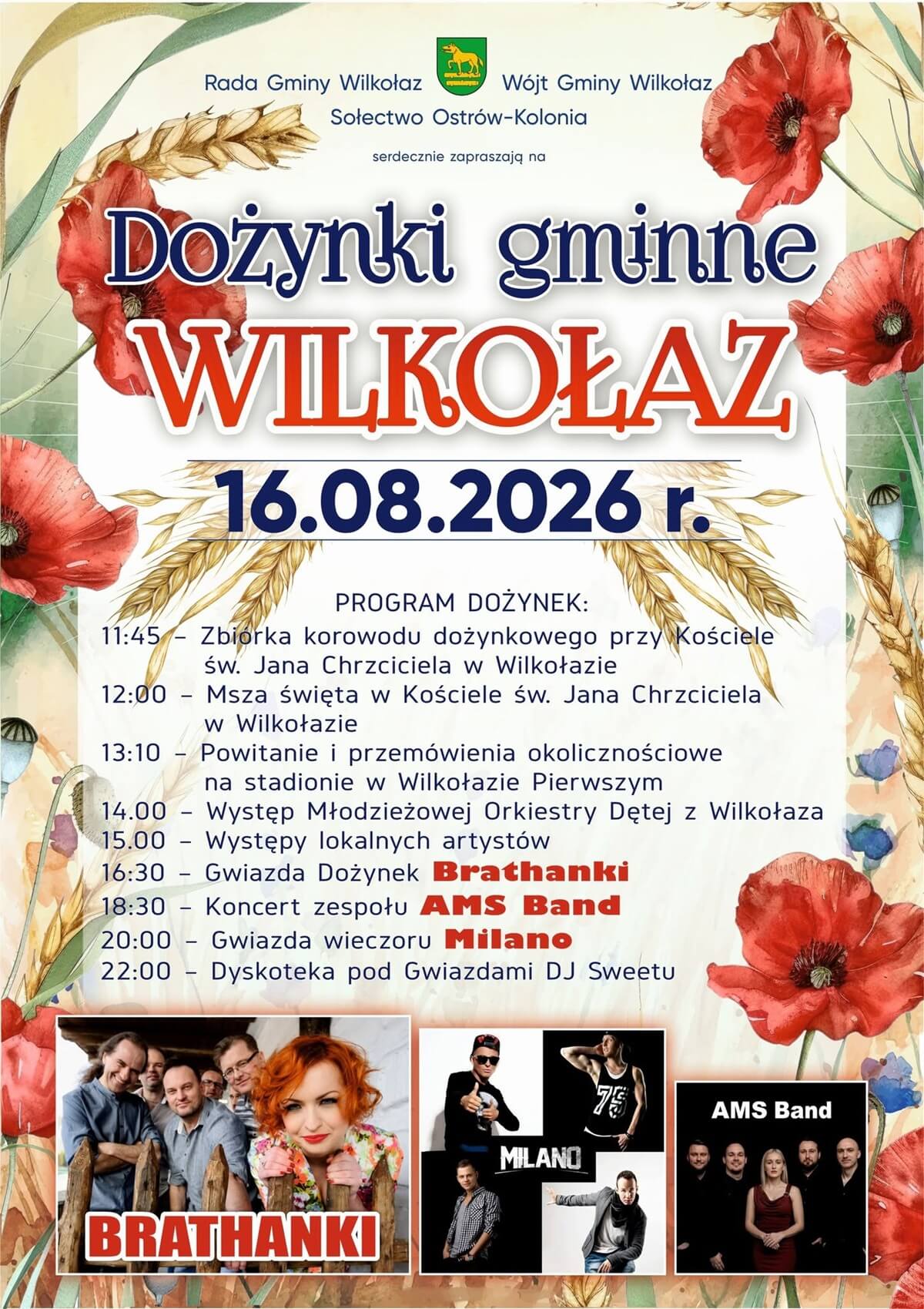 Dożynki w Wilkołazie 2026