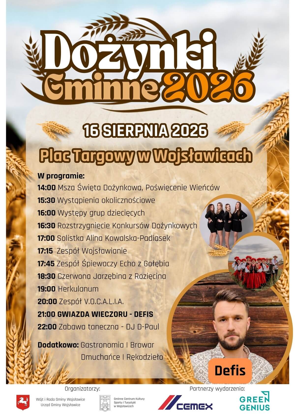 Dożynki w Wojsławicach 2026
