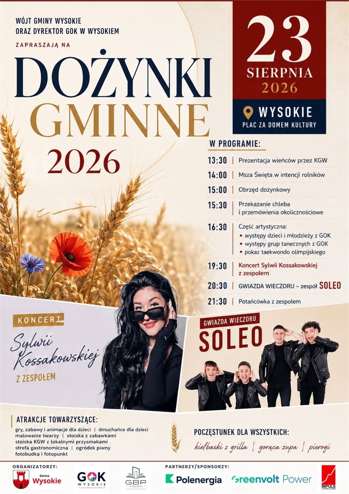 Dożynki Wysokie 2026