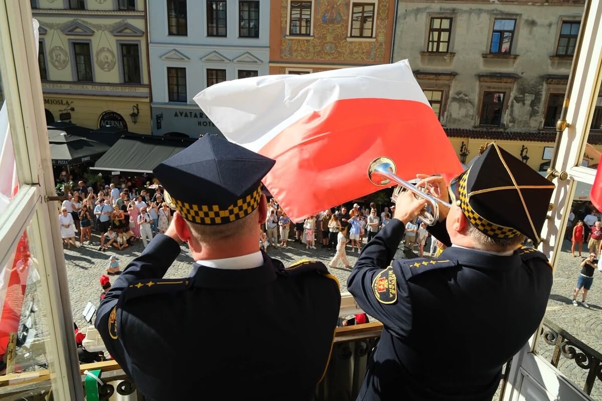 Dźwięki trąbek poniosły się po Starym Mieście. Rekordowa edycja święta hejnałów w Lublinie | ZDJĘCIA 2 32. Ogólnopolski Przegląd Hejnałów Miejskich w Lublinie