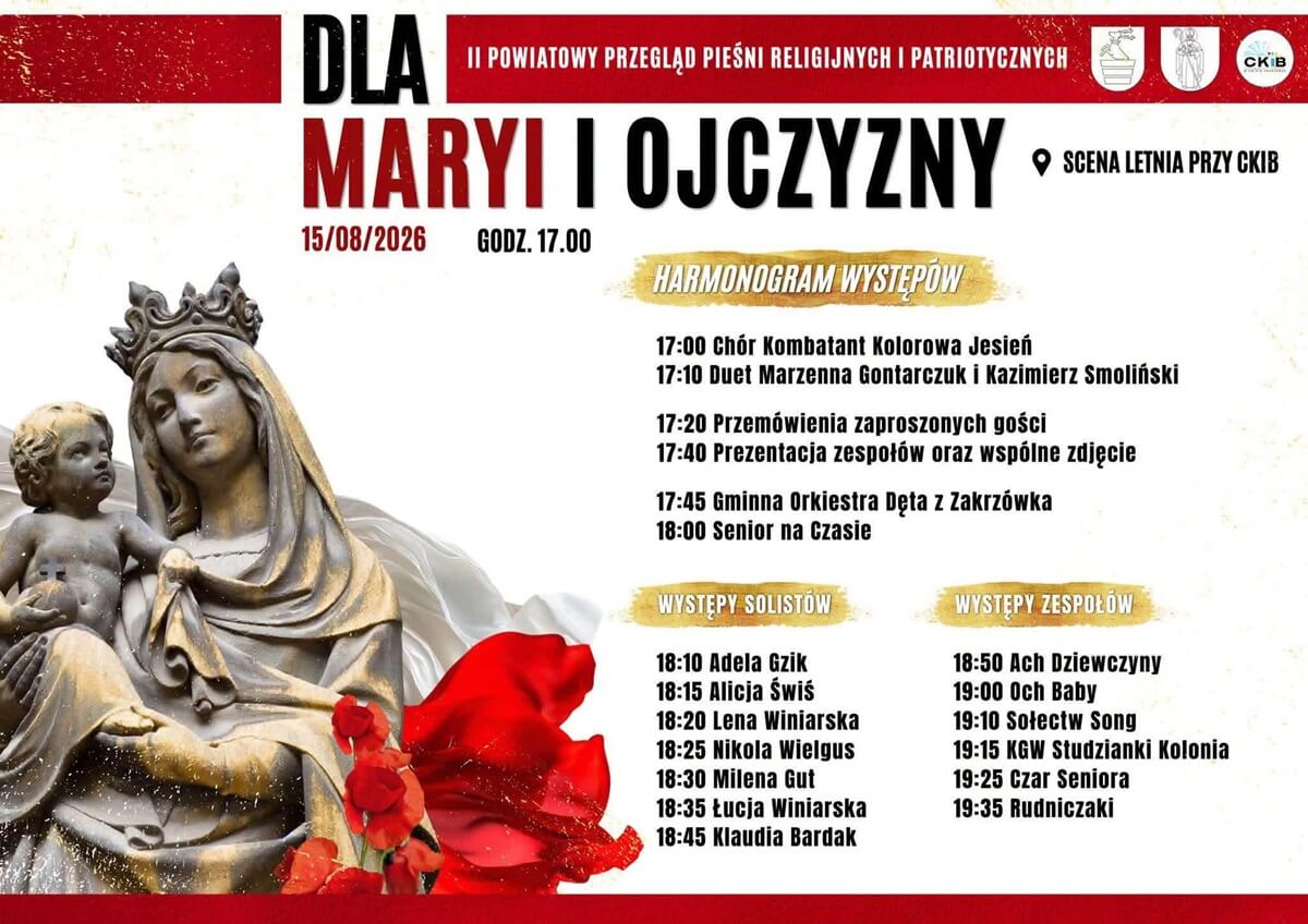Powiatowy Przegląd Pieśni Religijnych i Patriotycznych w Urzędowie 2026