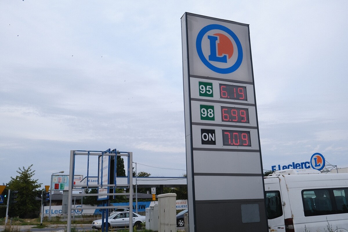 Stacja paliw Leclerc Turystyczna ceny paliw 17.08.2026