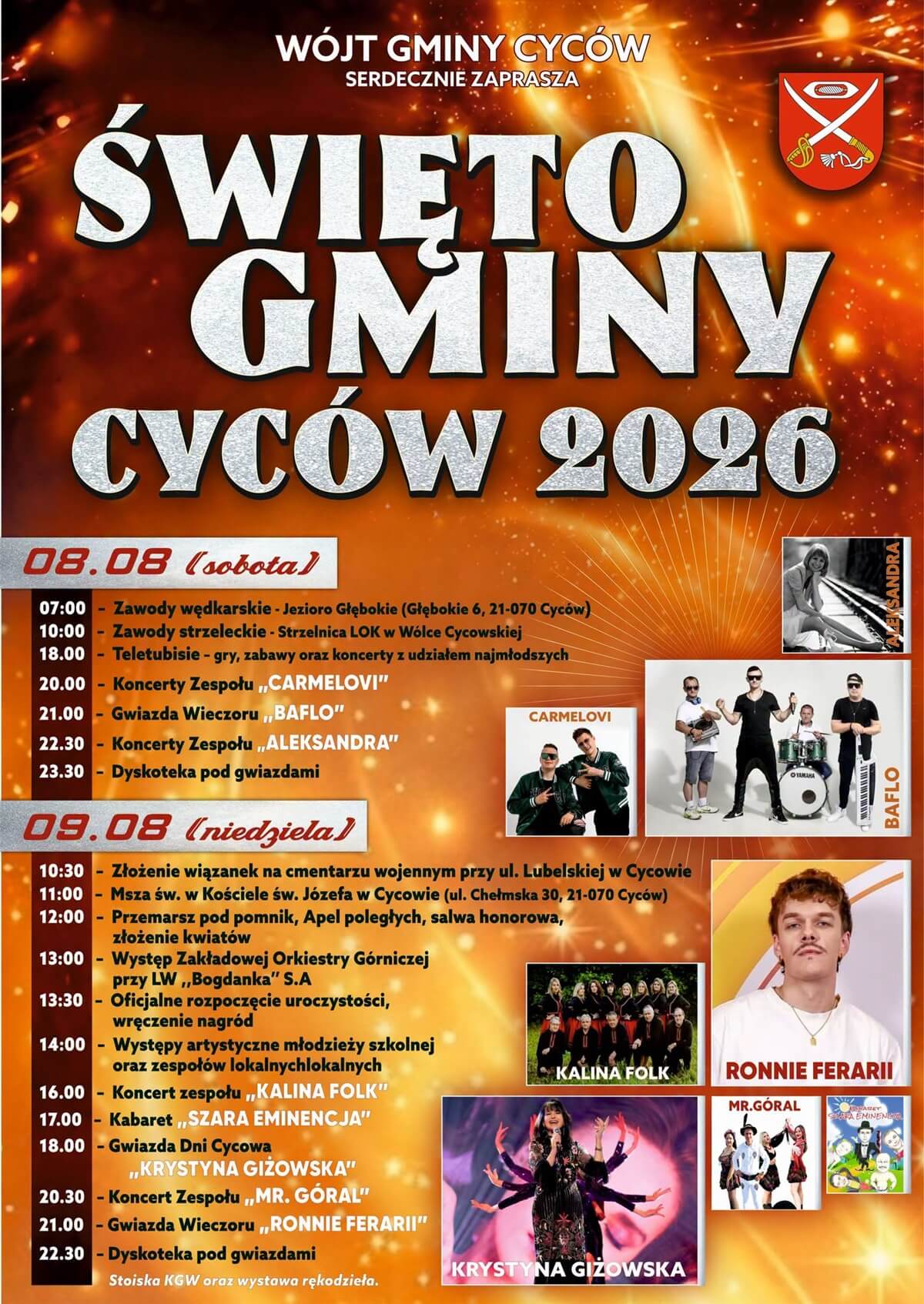 Święto Gminy Cyców 2026