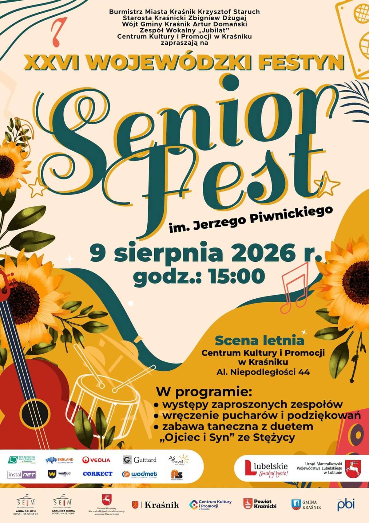 Wojewódzki Festyn Senior Fest w Kraśniku 2026