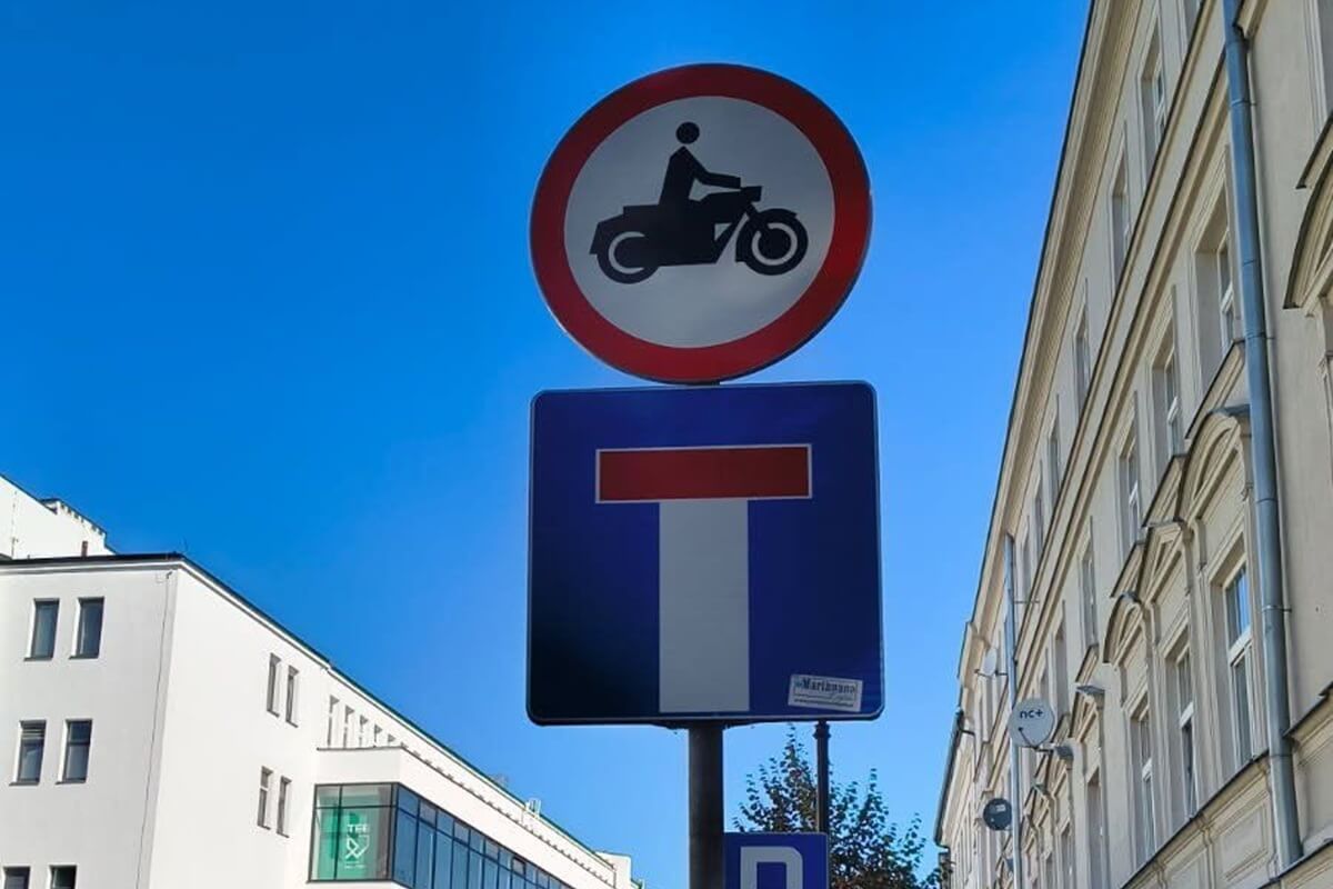 Tu motocykliści już nie wjadą. Nowy zakaz w centrum Lublina, kara to 250 zł i 3 punkty