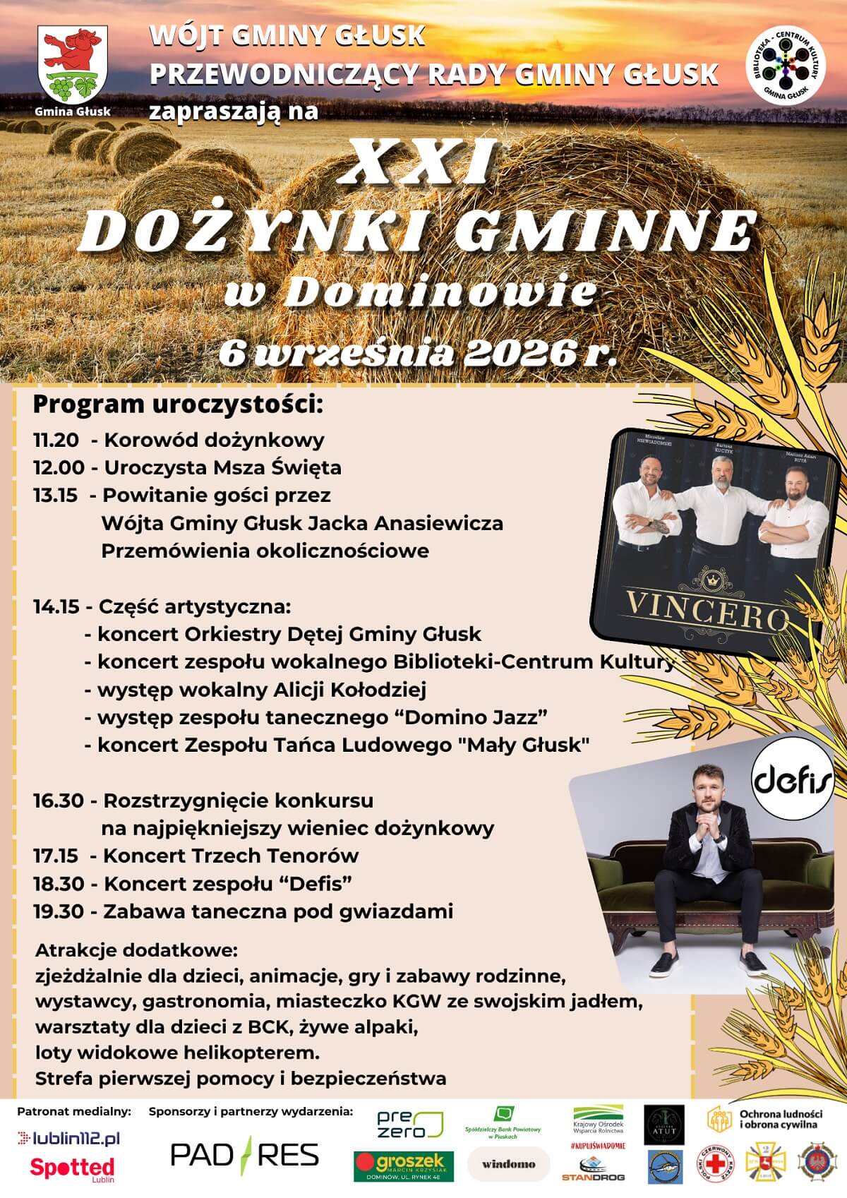 XXI Dożynki Gminne w Dominowie