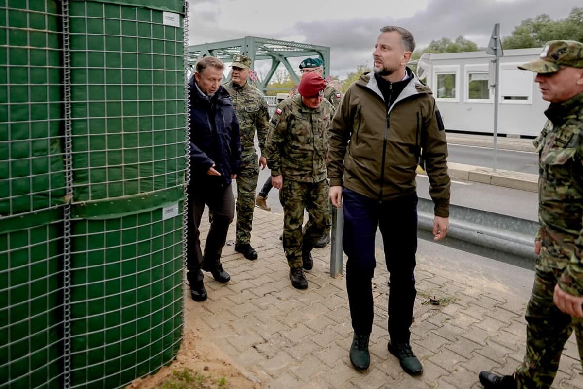 Marcin Kierwiński i Władysław Kosiniak-Kamysz w Dorohusku