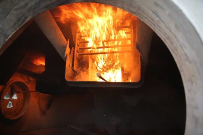 rozpalony piec wapienny w cukrowni w werbowicach 8cfce2690b98