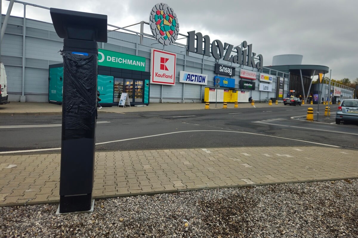 Płatny parking przy Galerii Mozaika w Lublinie