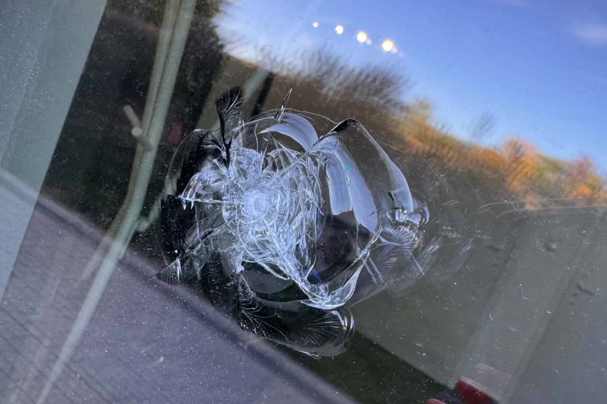 Ktoś strzelał w drzwi lokalu usługowego! Niebezpieczny incydent na Sławinie, policja zabezpieczyła ślady | ZDJĘCIA